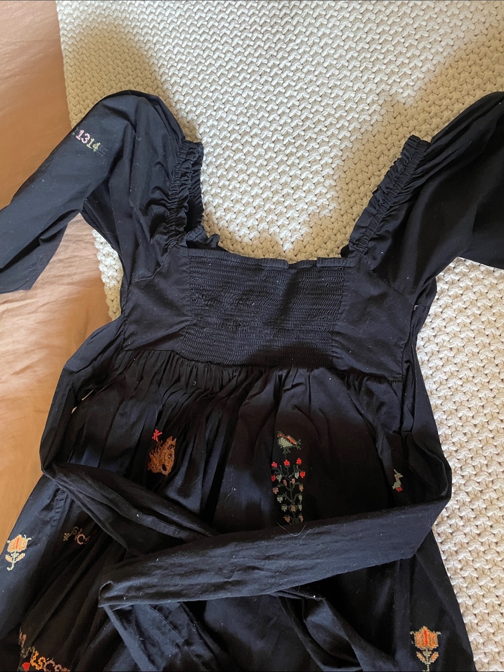 Whimsical Cottage Tiered Maxi Dress S - Picture 7 of 7